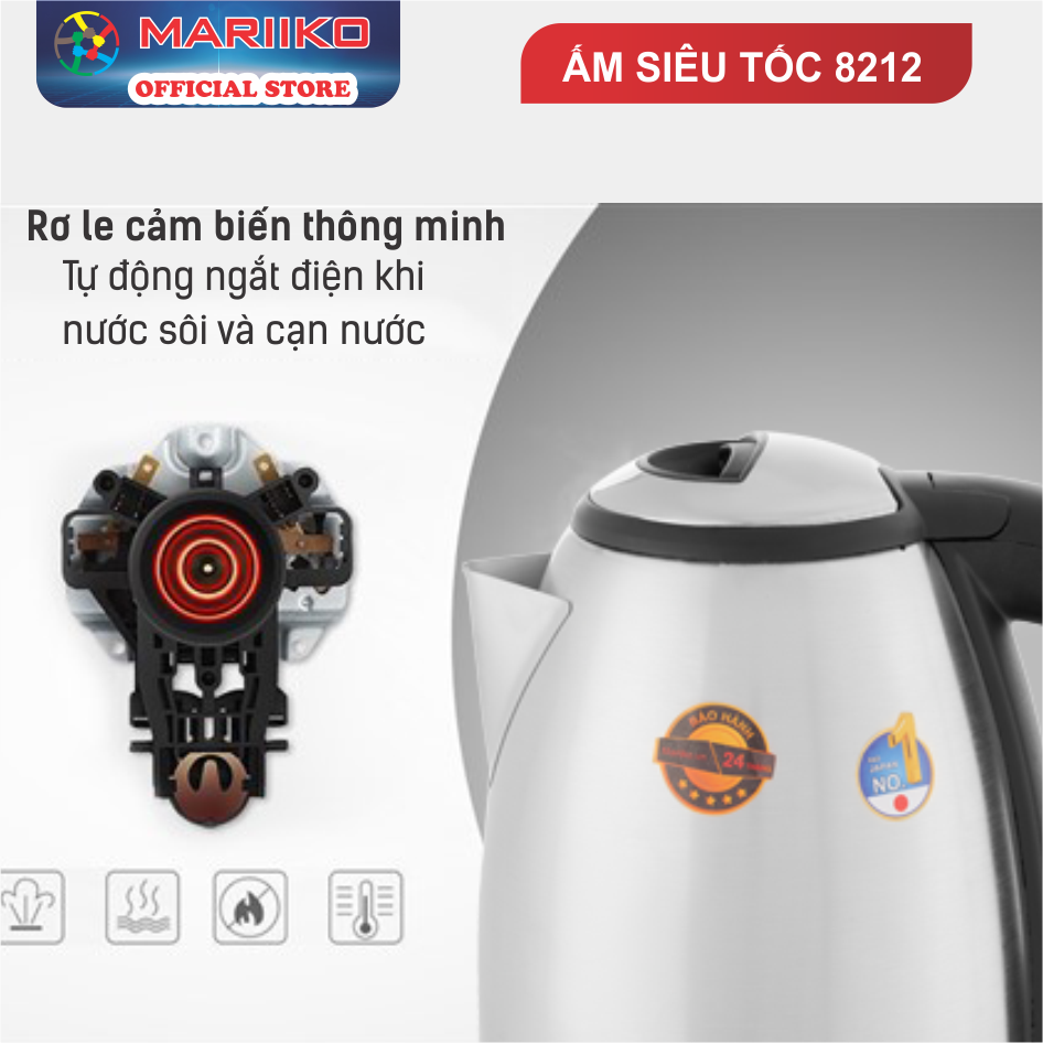ẤM ĐUN NƯỚC SIÊU TỐC MARIIKO