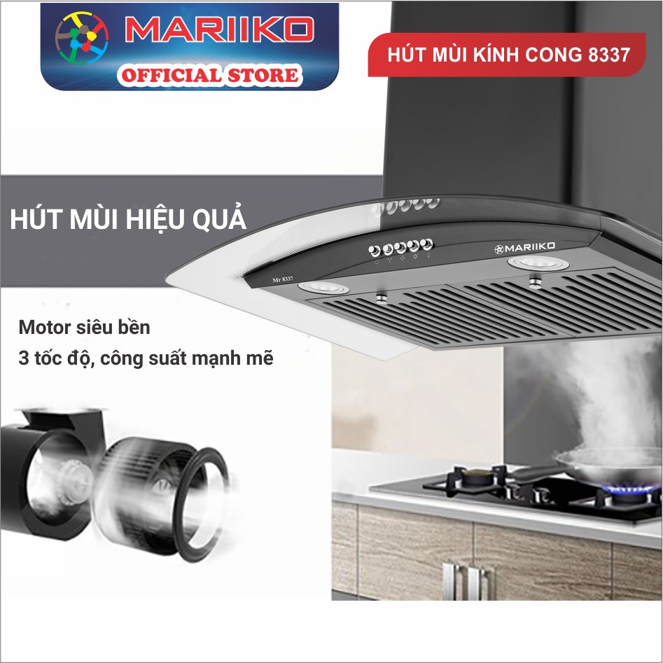 Máy Hút Mùi Nhà Bếp Mariiko MR-8337