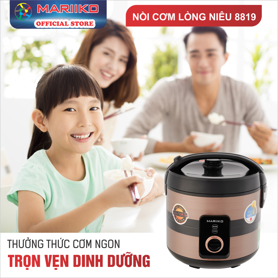 Nồi Cơm Điện Nắp Gài Mariiko Mr- 8819