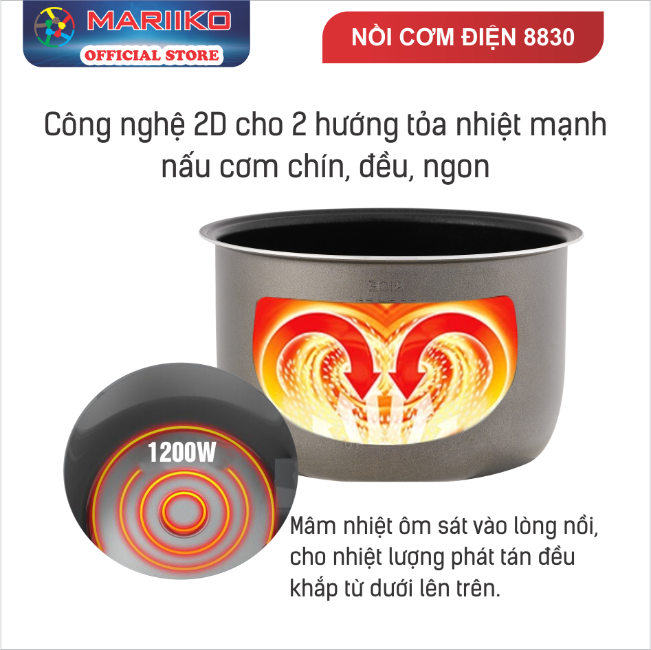 Nồi Cơm Mariiko Mr-8831
