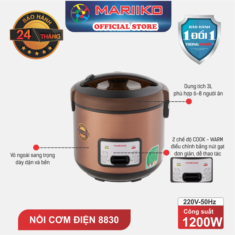 Nồi Cơm Mariiko Mr-8831