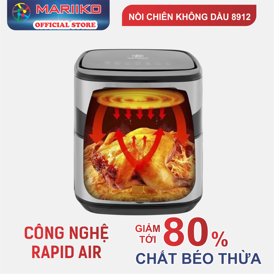 Nồi Chiên Không Dầu Mariiko Mr-8912