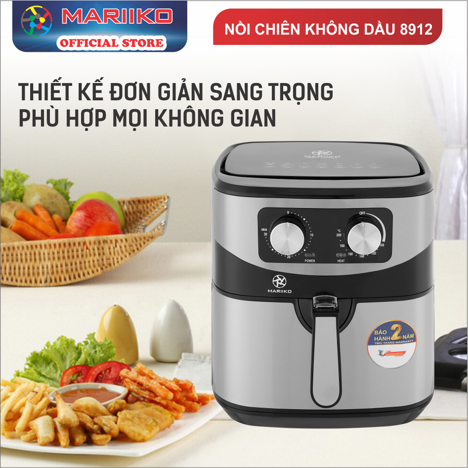 Nồi Chiên Không Dầu Mariiko Mr-8912