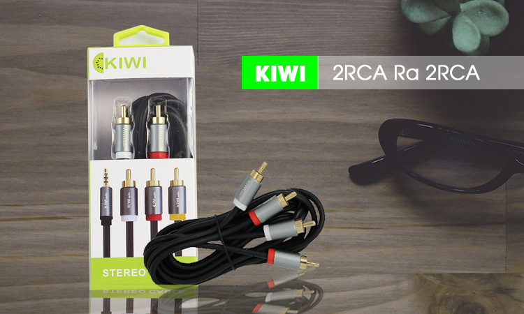 Dây kiwi 2av ra 2av 3m, 2rca ra 2rca 3m