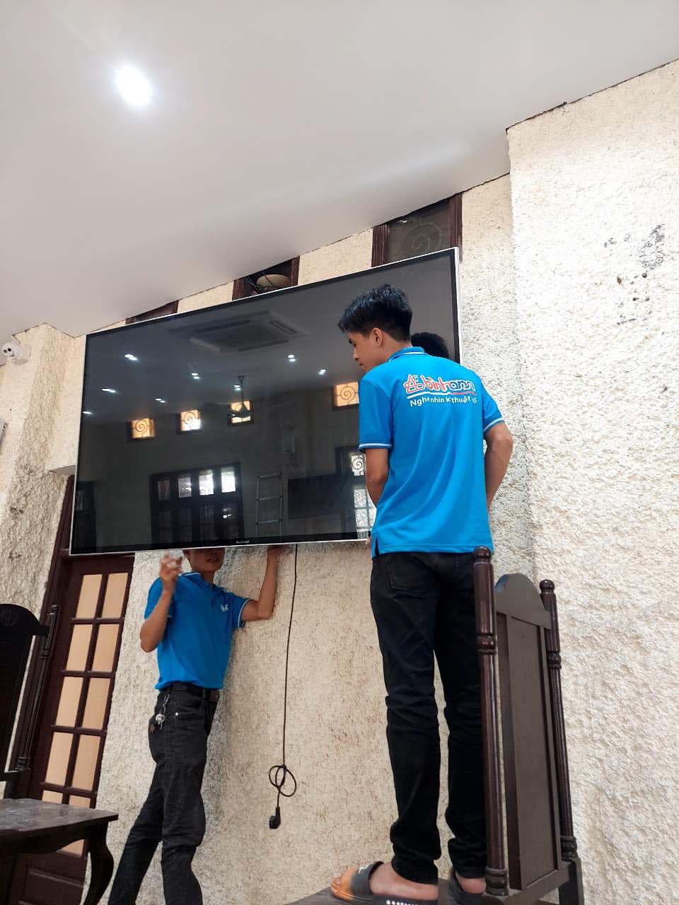BAS Audio lắp đặt tivi Nashinal tại Tòa án nhân dân tỉnh Nam Định