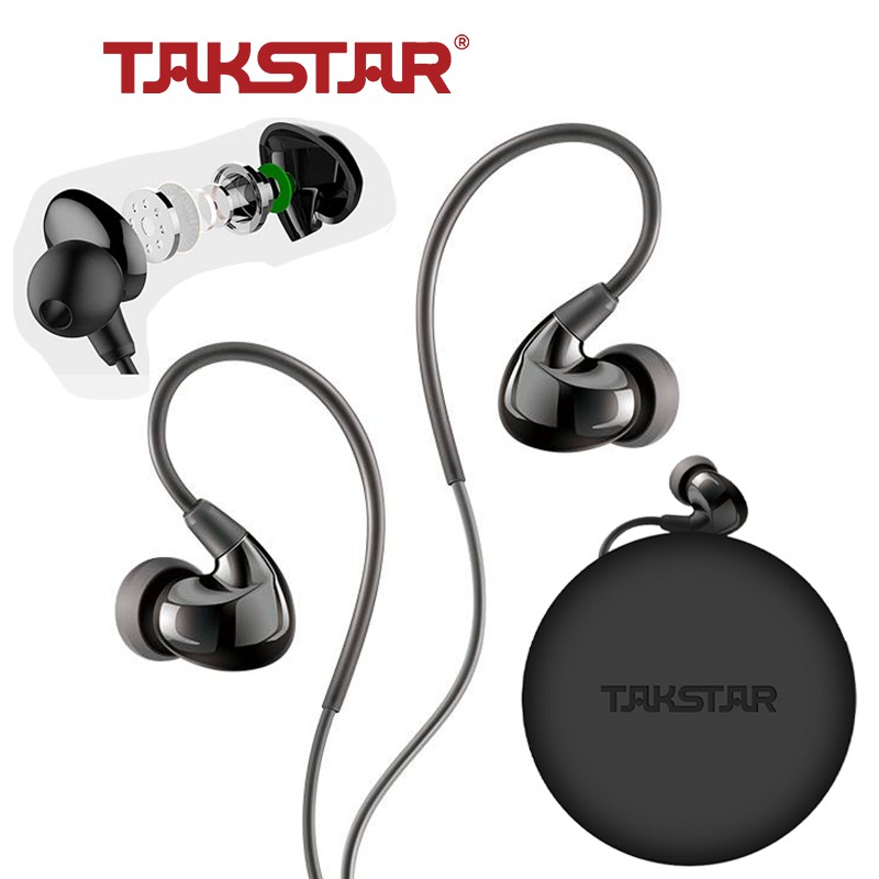 Tai nghe kiểm âm Takstar TS-2260, Tai nghe inear, dùng nghe nhạc, livestream, làm nhạc.