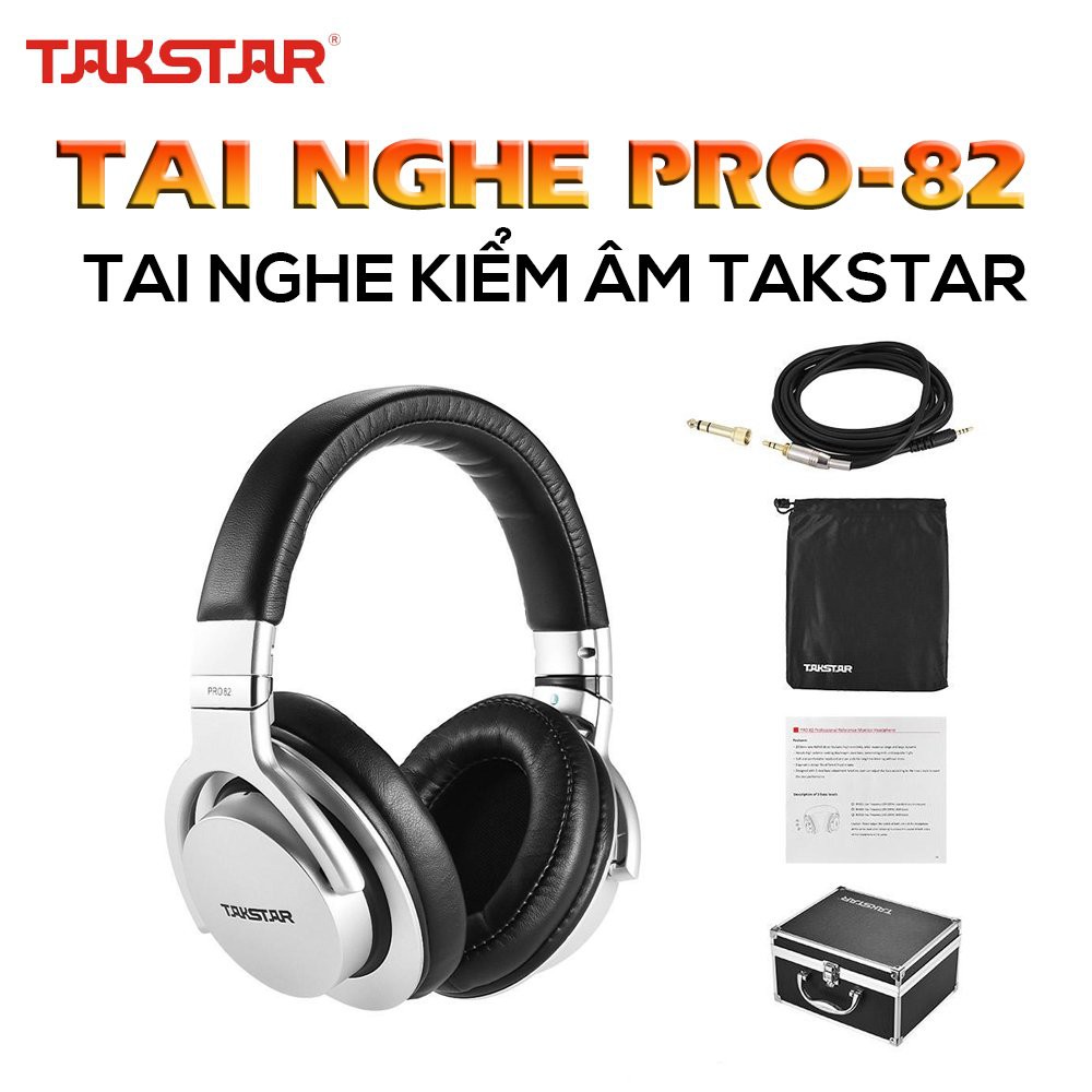 Tai nghe Pro-82 Tai nghe kiểm âm Takstar Pro 82 Monitor Headphone