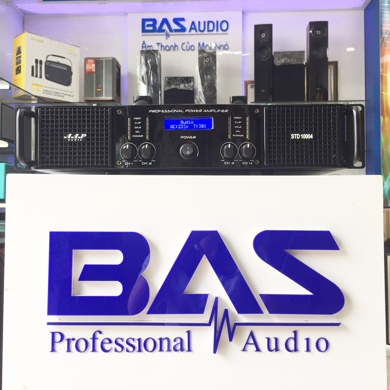 Công suất AAP STD 10004 tại BAS Audio Nam Định