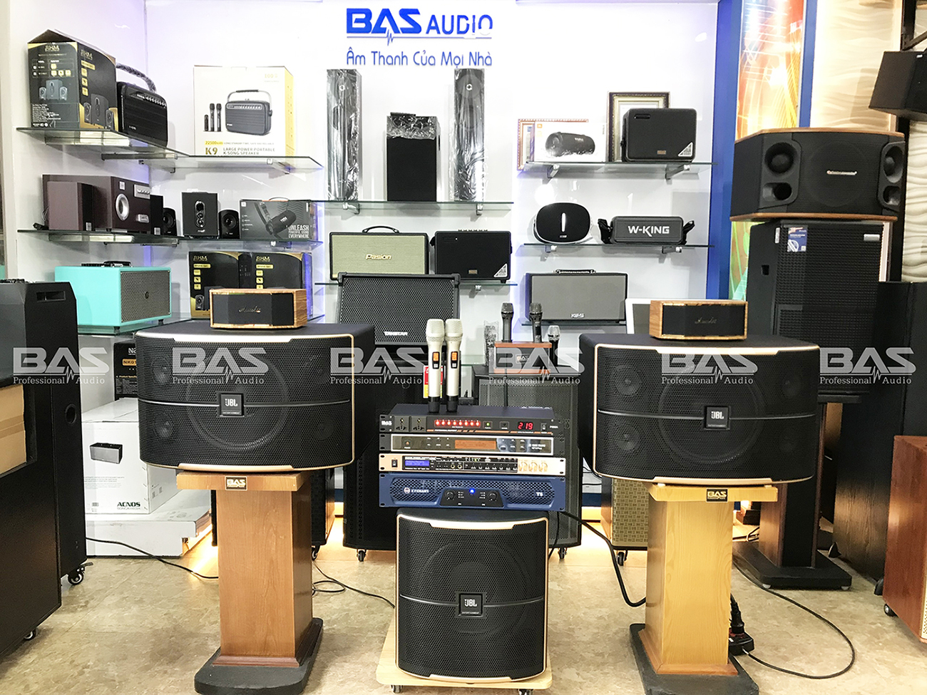 dàn âm thanh JBL tại BAS Audio Nam Định