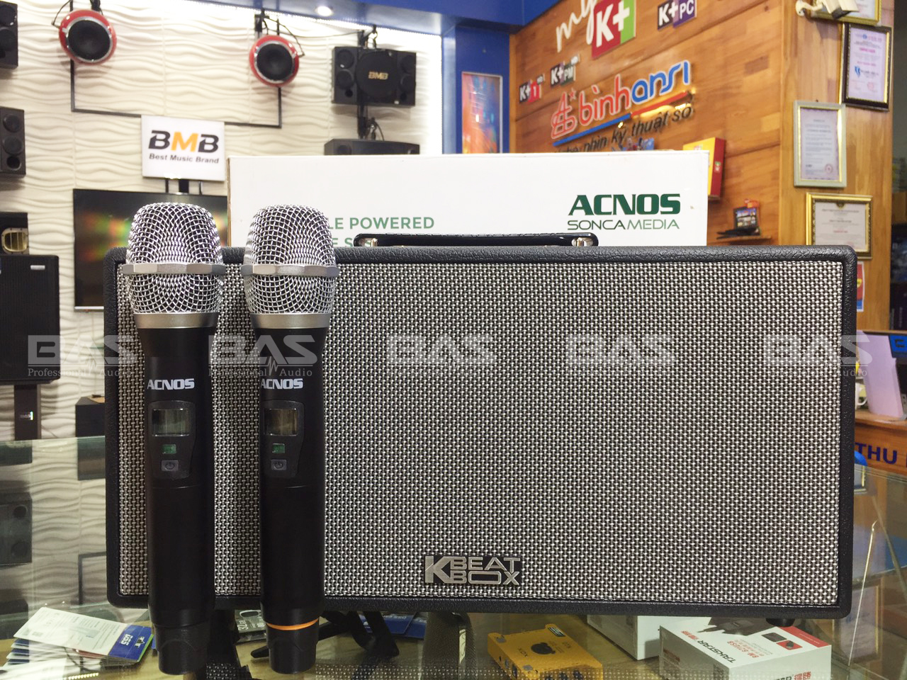 Loa karaoke di động xách tay ACNOS CS447 tại BAS Audio Nam Định