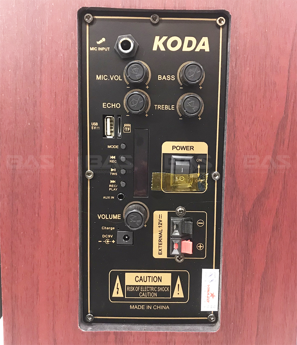 loa karaoke, loa kéo, loa xách tay di động KODA KD821 tại Nam Định