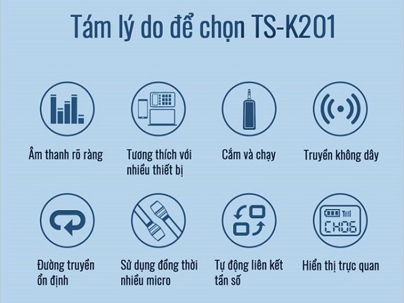 lý do nên chọn micro Takstar TS-K201