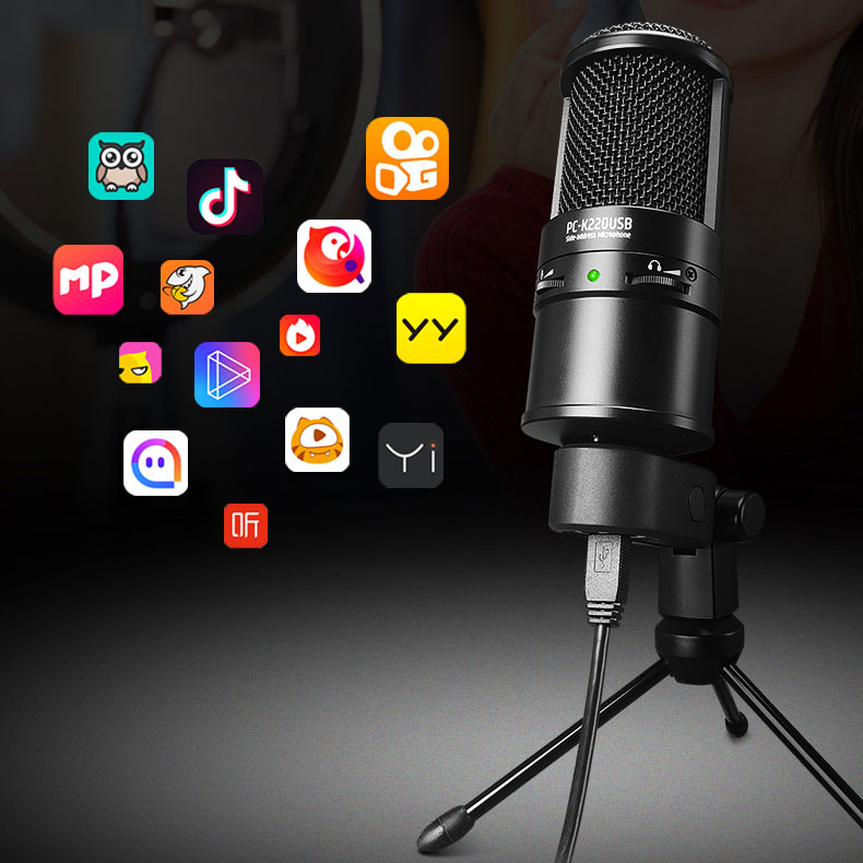 Micro thu âm, livestream Takstar PC K220