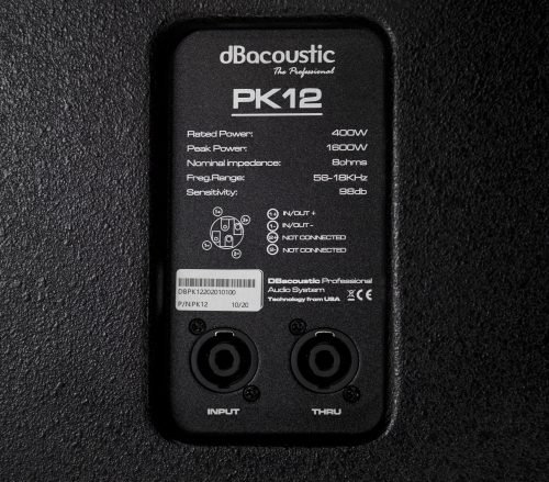 Loa PK12 dBacoustic Full Range Trép Kèn bass 30, Loa full dBacoustic PK12
