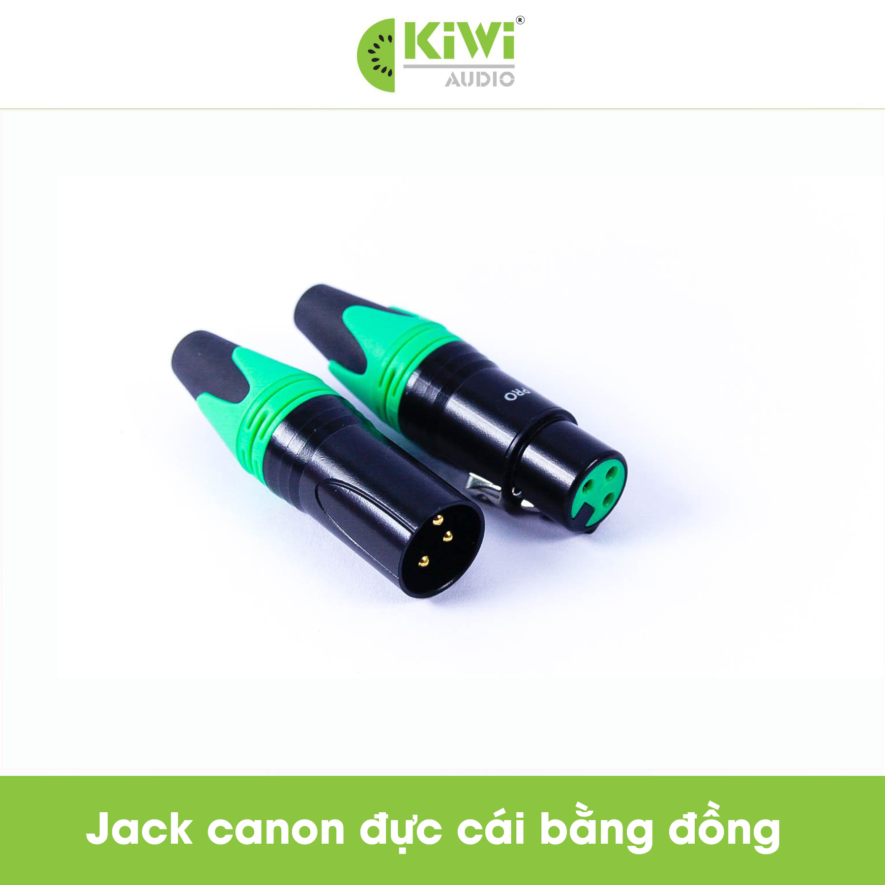 Jack hàn canon, giá 1 cặp 1 jack âm + 1 jack dương