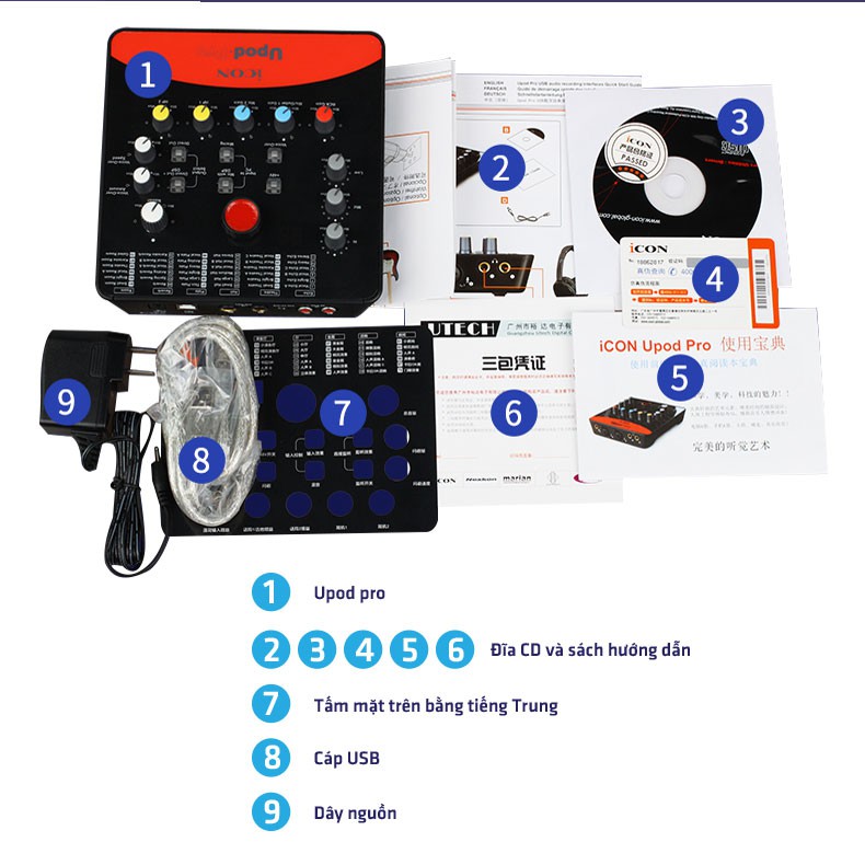 Soundcard chuyên nghiệp Icon Upod Pro