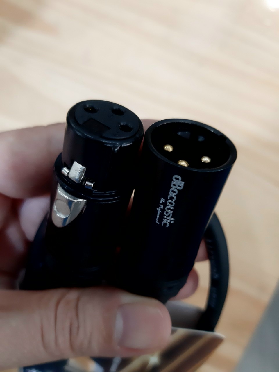 Dây canon dbacoutic, dây canon đực cái dài 0.8m, dây audio cao cấp dành cho dàn âm thanh