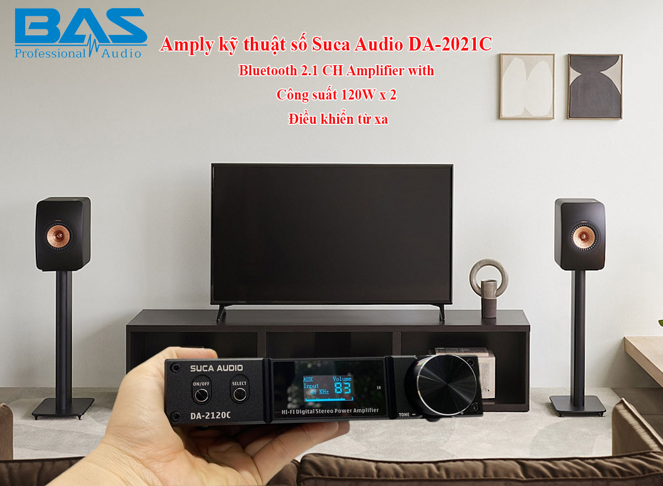 Amply tích hợp giải mã Suca Audio DA 2120C