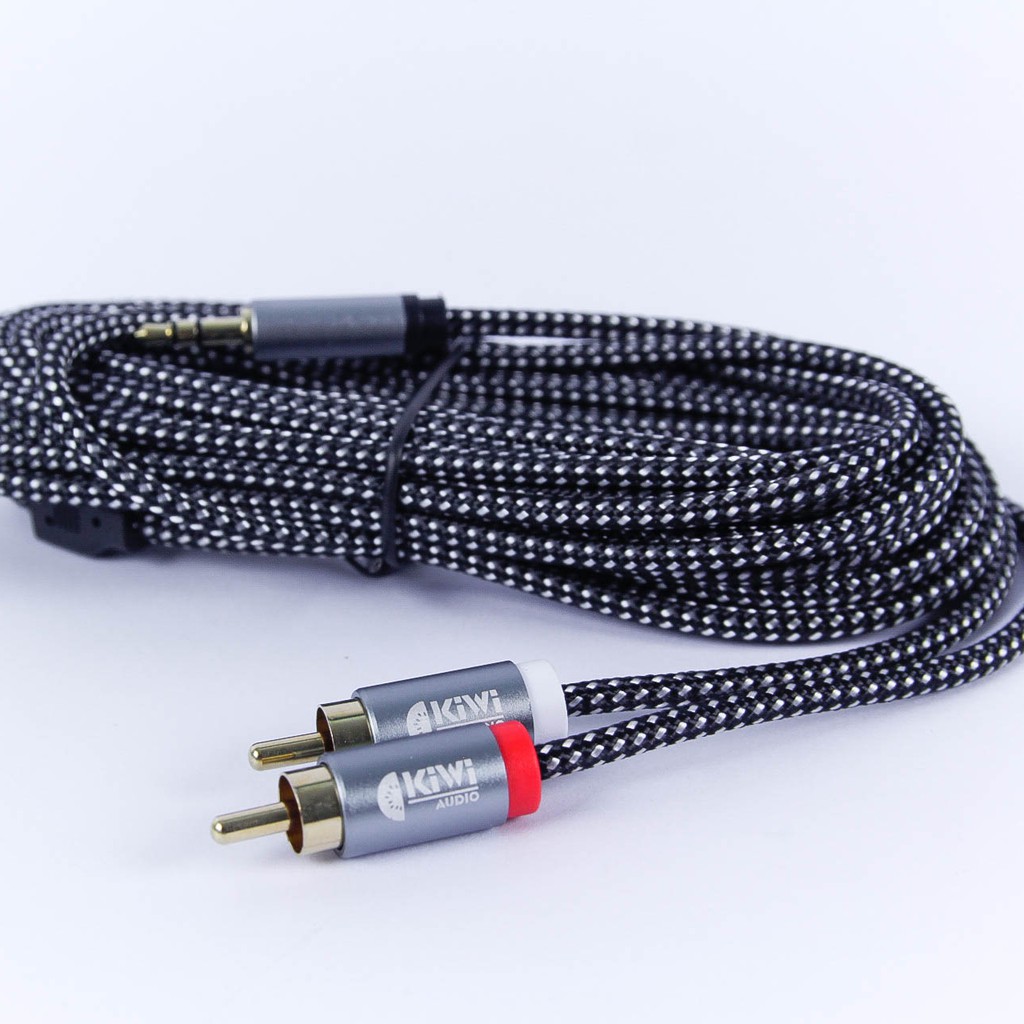 Dây 3.5mm to 2RCA Kiwi AV (hộp)
