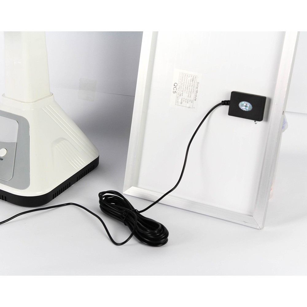 QUẠT NĂNG LƯỢNG MẶT TRỜI NUKI 316. Quạt tích điện, quạt sạc, có đèn LED