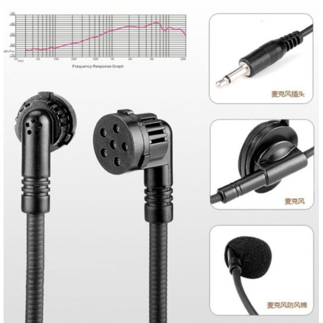 Micro Hạt Gạo Takstar HM-700 gài tai có dây dành cho máy trợ giảng