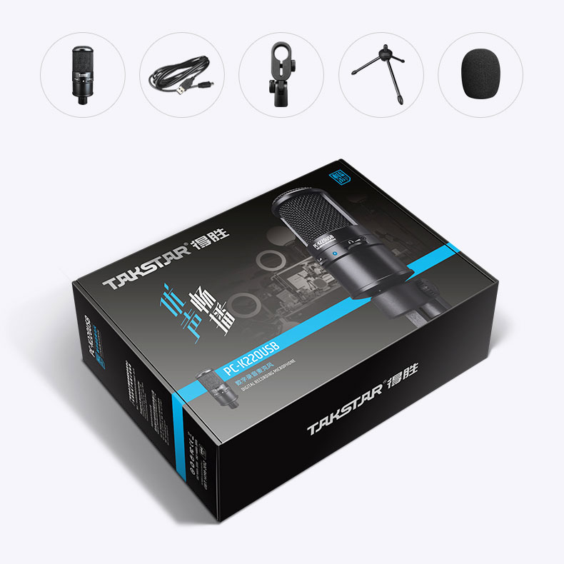 Micro thu âm, livestream Takstar PC K220