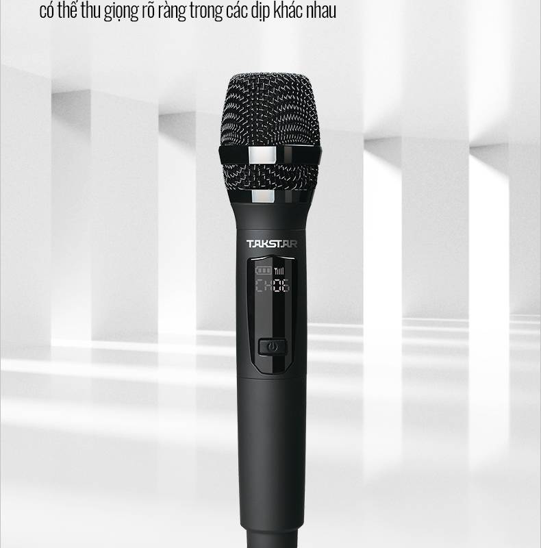 Máy trợ giảng không dây Takstar E261W kèm mic cầm tay, công suất lớn 25W, hỗ trợ Bluetooth, tiếng trong & sáng, loa trợ giảng E261W chính hãng Takstar, bảo hành 12 tháng