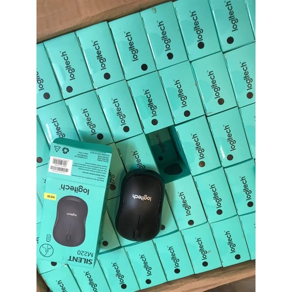 Chuột không đây Logitech M220 Silent hàng có sẵn tại BAS Audio Nam Định