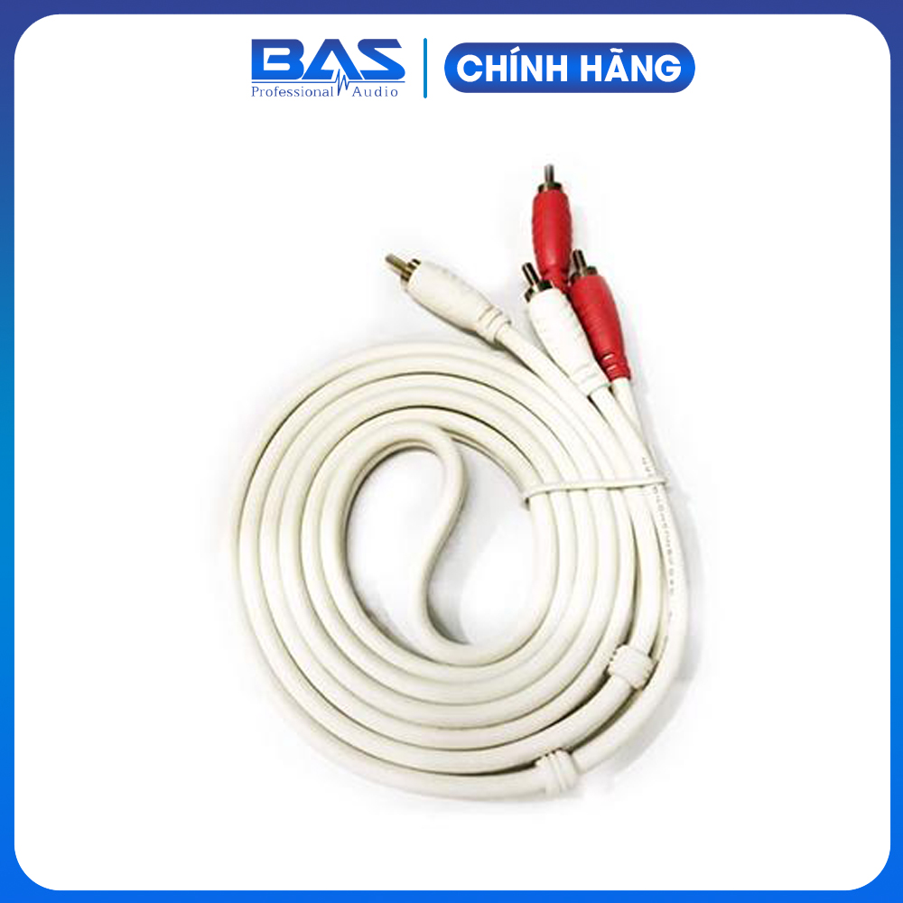 Cáp AV hoa sen 2 đầu RCA, Dây loa AV 2 ra 2, Cáp Audio 2RCA