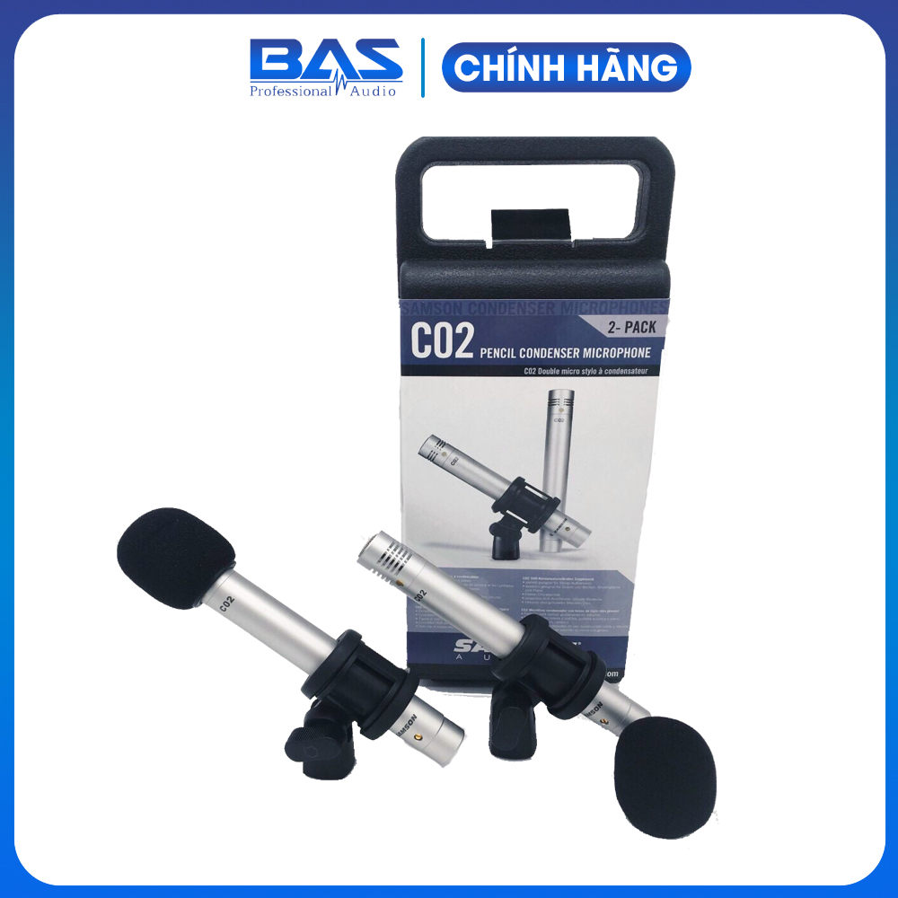 [Chính hãng] Micro thu âm nhạc cụ chuyên nghiệp Samson C02