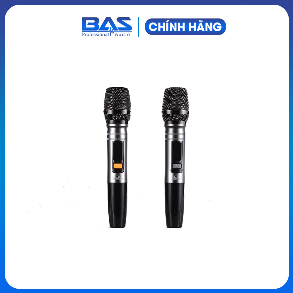 Loa di động Neko NK06, 2 micro, điều khiển từ xa, kết nối bluetooth, có cổng cắm nhạc cụ