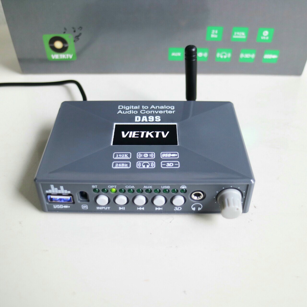 VIETKTV DA9S - DAC GIẢI MÃ ÂM THANH OPTICAL TỐT NHẤT 2022, Chuyển đổi âm thanh cao cấp