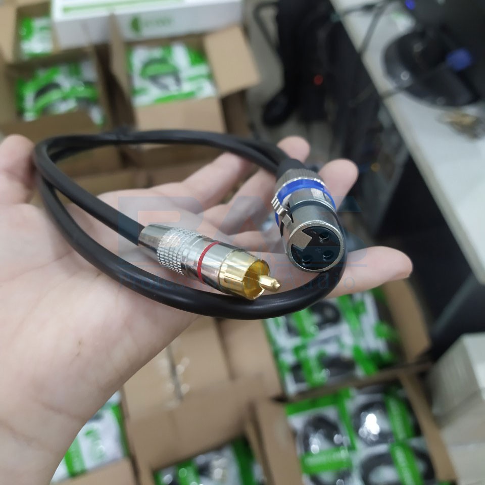 Dây RCA to canon âm Kiwi CR0.8