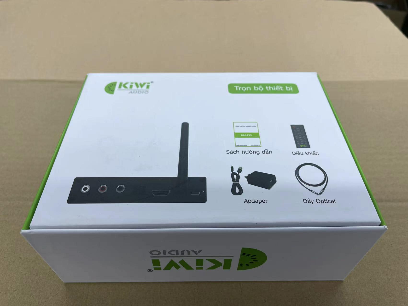 DAC Kiwi FX9 _ Bộ chuyển đổi tín hiệu âm thanh số, tích hợp cổng micro