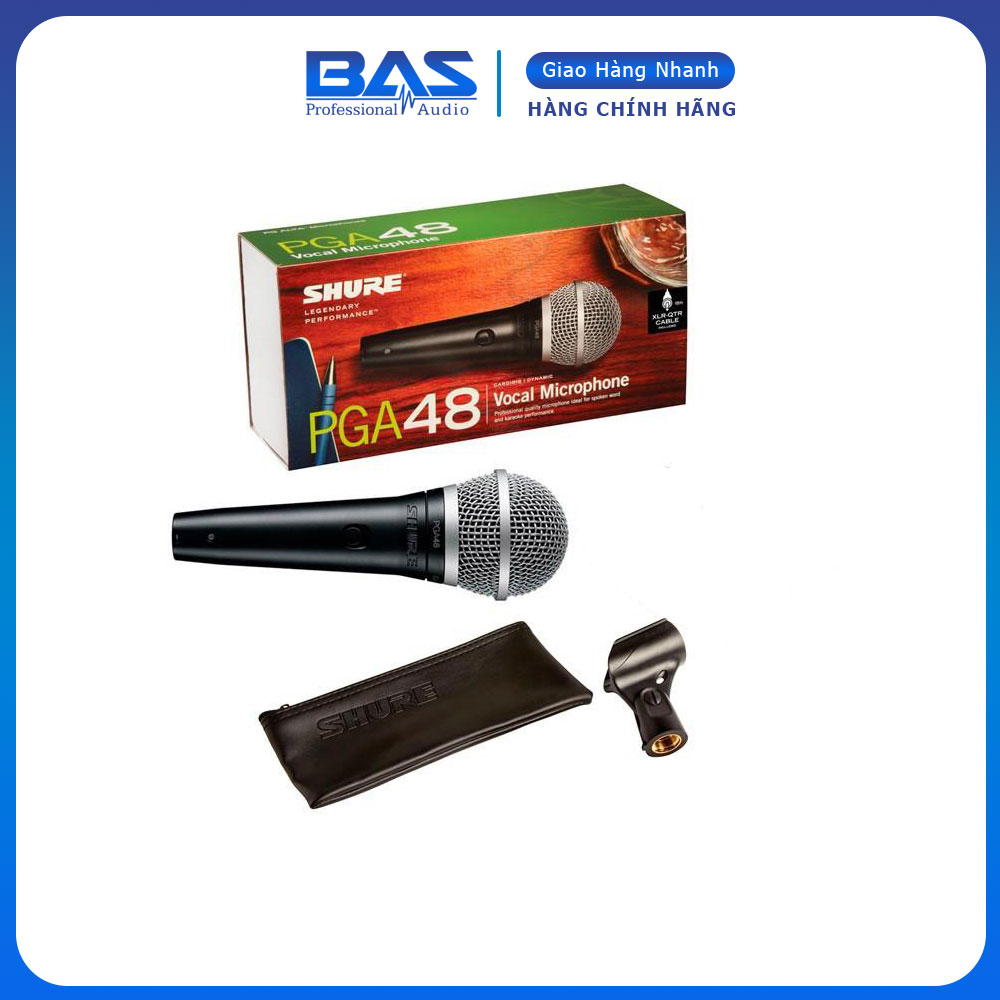 Micro karaoke có dây Shure PGA48/LC