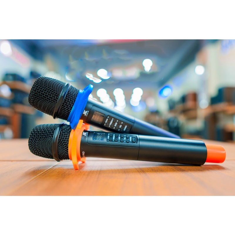 Mic JKAUDIO B1 PRO, Bộ 2 micro không dây cao cấp dành cho dàn karaoke, loa kéo, loa di động