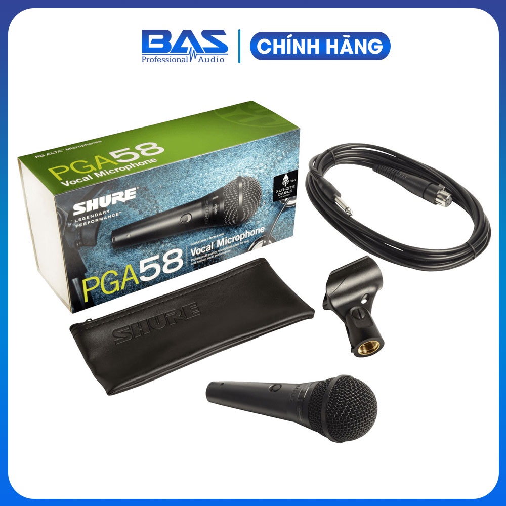 Mic có dây Shure PGA58/QTR