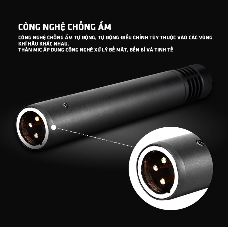 Micro thu âm nhạc cụ hát hợp xướng Takstar CM-63