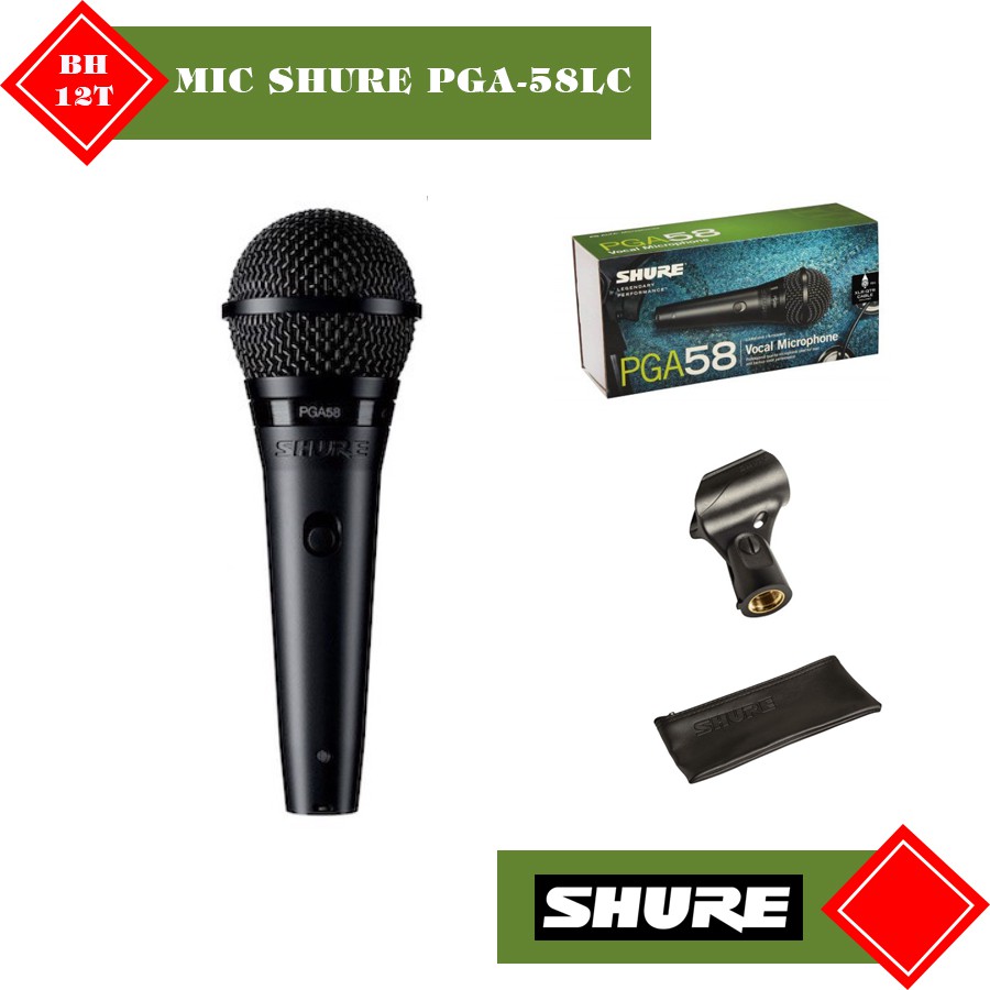 Mic có dây Shure PGA58/QTR