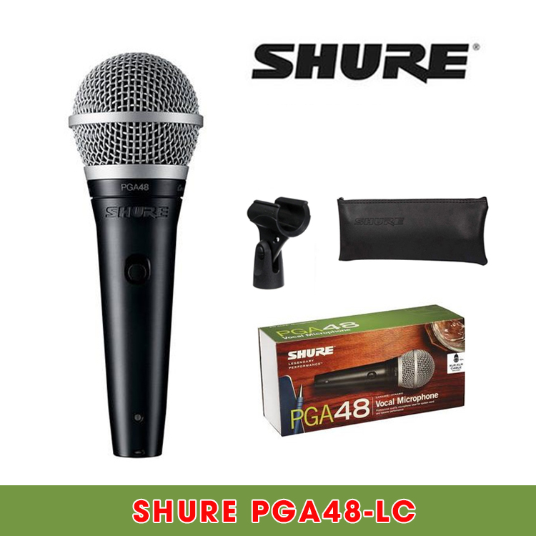 Micro karaoke có dây Shure PGA48/LC