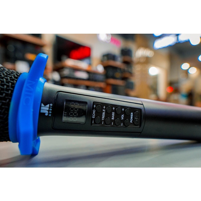 Mic JKAUDIO B1 PRO, Bộ 2 micro không dây cao cấp dành cho dàn karaoke, loa kéo, loa di động