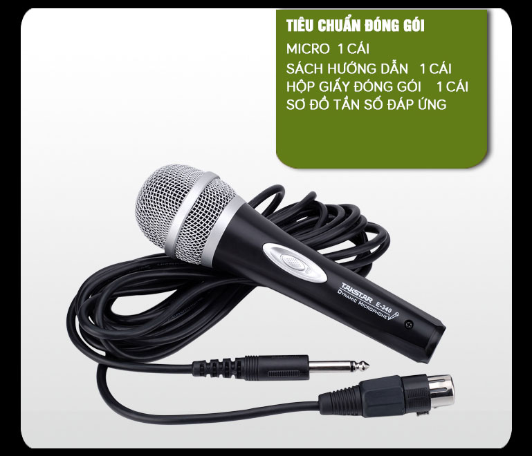 Mic có dây Takstar E-340