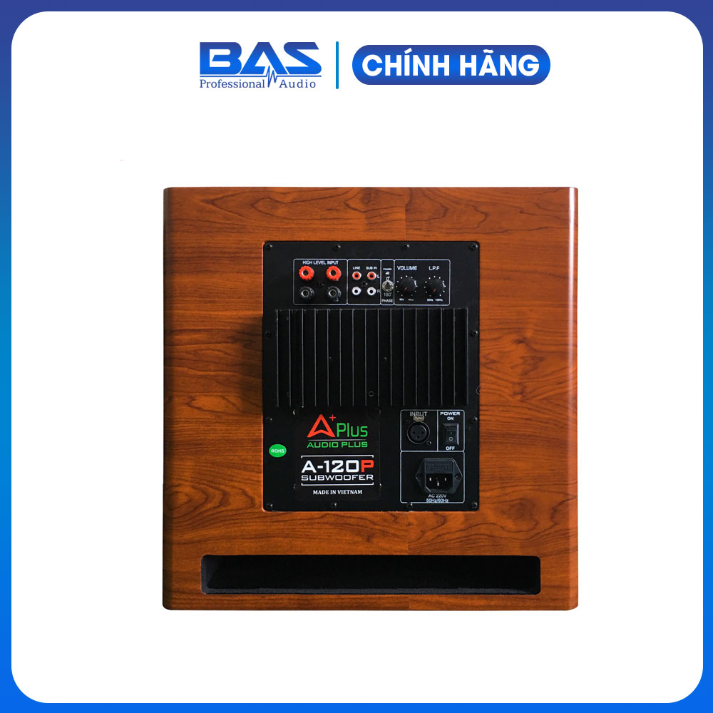 Loa sub APlus A-120P bass 30 (12") coil 50 mm, loa siêu trầm, loa subwoofer dành cho dàn karaoke gia đình