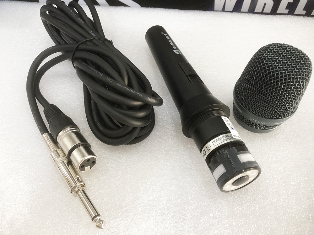 Mic karaoke Relacart SM300P, mic có dây cao cấp cho dàn karaoke gia đình, phòng trà, acoutic, hàng chính hãng, bảo hành 12 tháng