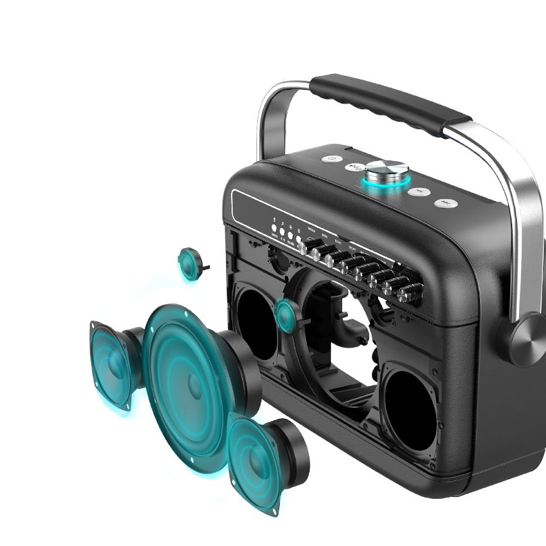 Loa bluetooth xách tay di động Wking K9