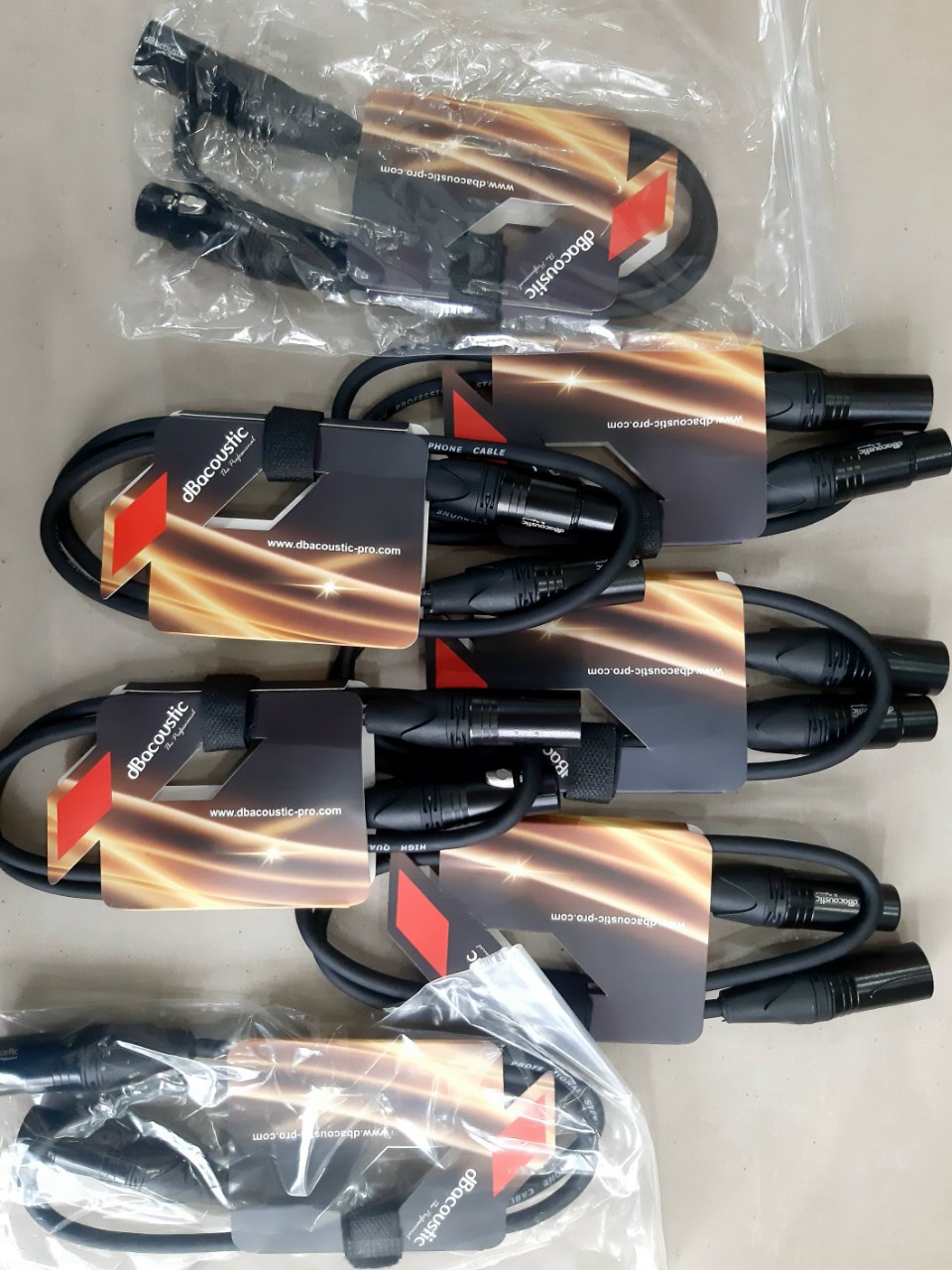 Dây canon dbacoutic, dây canon đực cái dài 0.8m, dây audio cao cấp dành cho dàn âm thanh