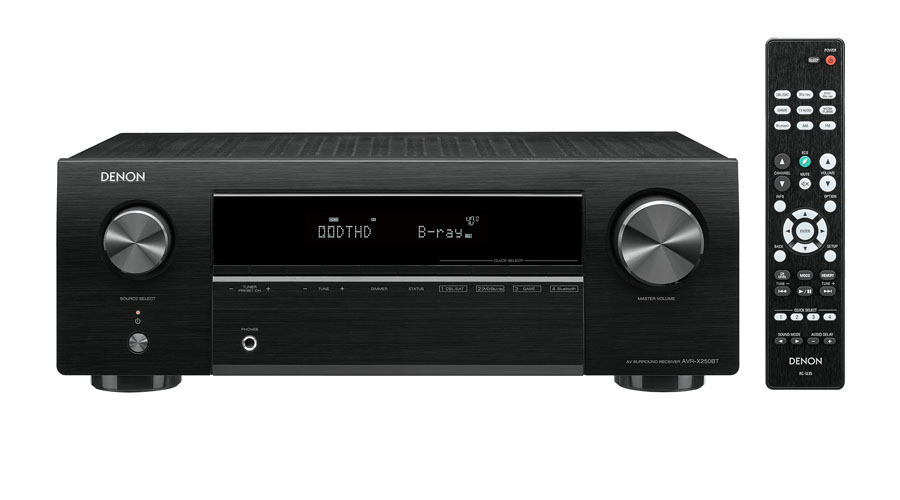 Ampli Denon AVR X550BT, ampli xem phim nghe nhạc cao cấp