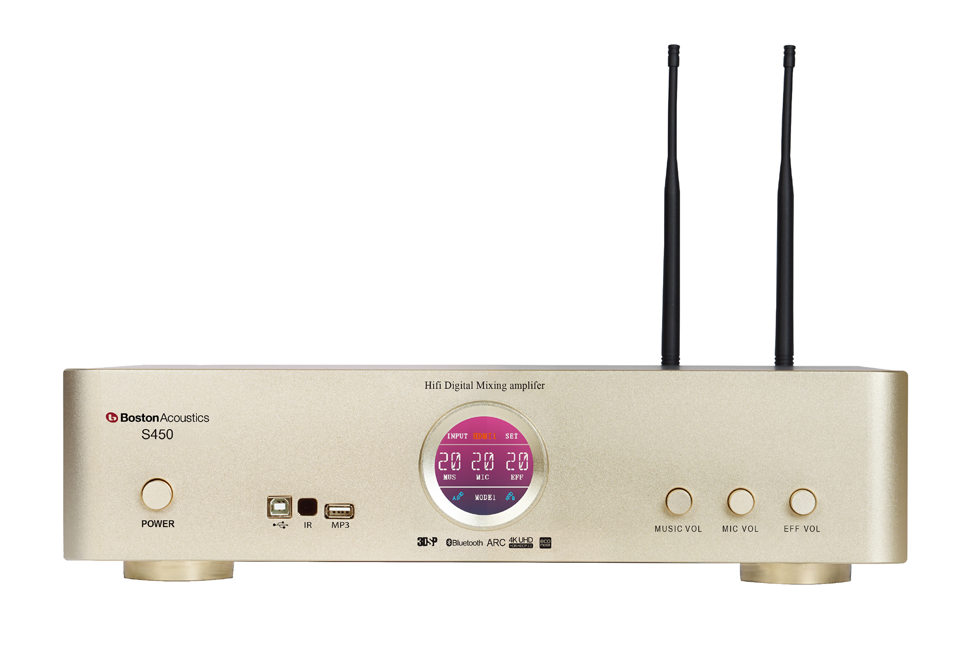 Công suất liền vang liền micro Boston Acoustic S450, ampli karaoke kỹ thuật số