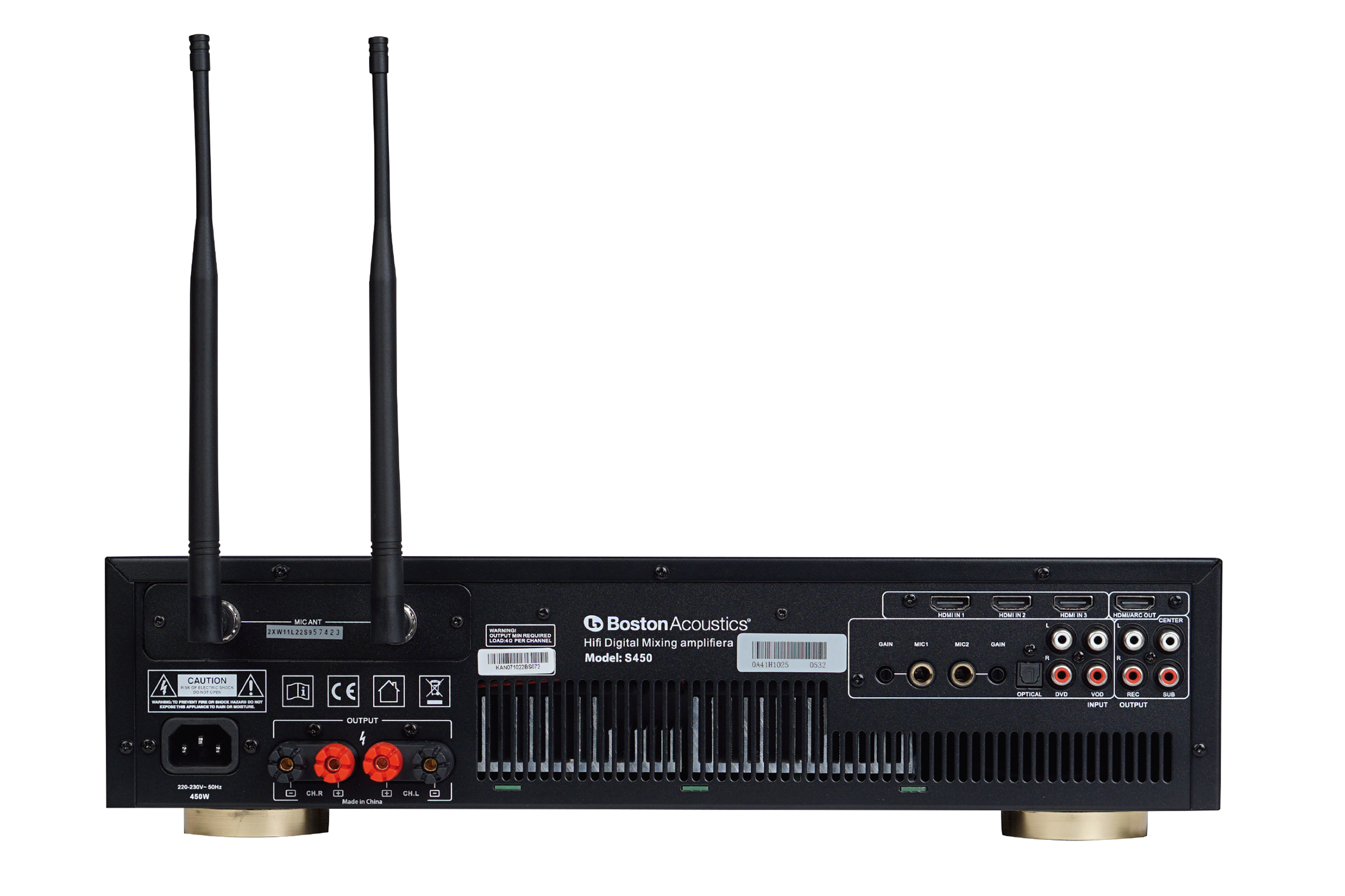 Công suất liền vang liền micro Boston Acoustic S450, ampli karaoke kỹ thuật số