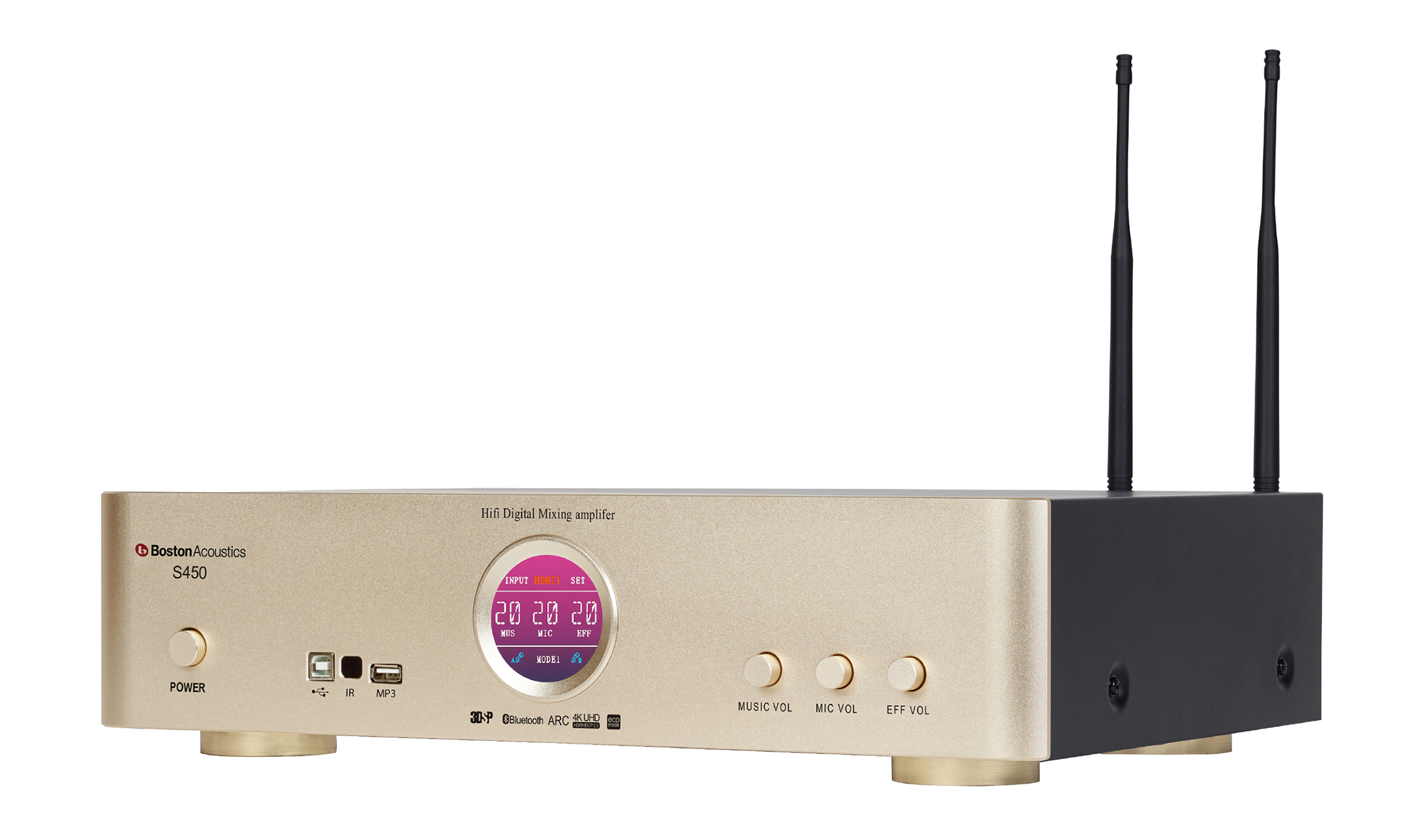 Công suất liền vang liền micro Boston Acoustic S450, ampli karaoke kỹ thuật số